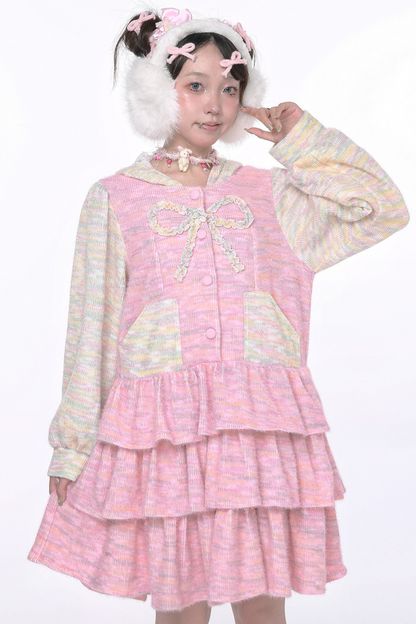 Sweet Girly Y2k Flare Sleeveless Dress