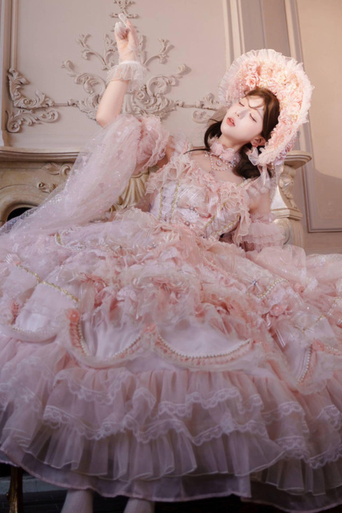 Sweet Flower Tea Party Medium Lolita Dress