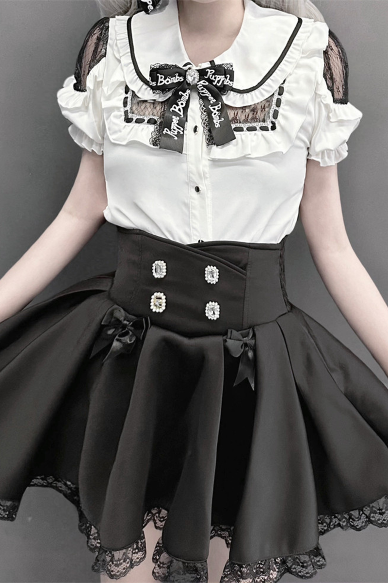 Doll Lace Top + Culottes