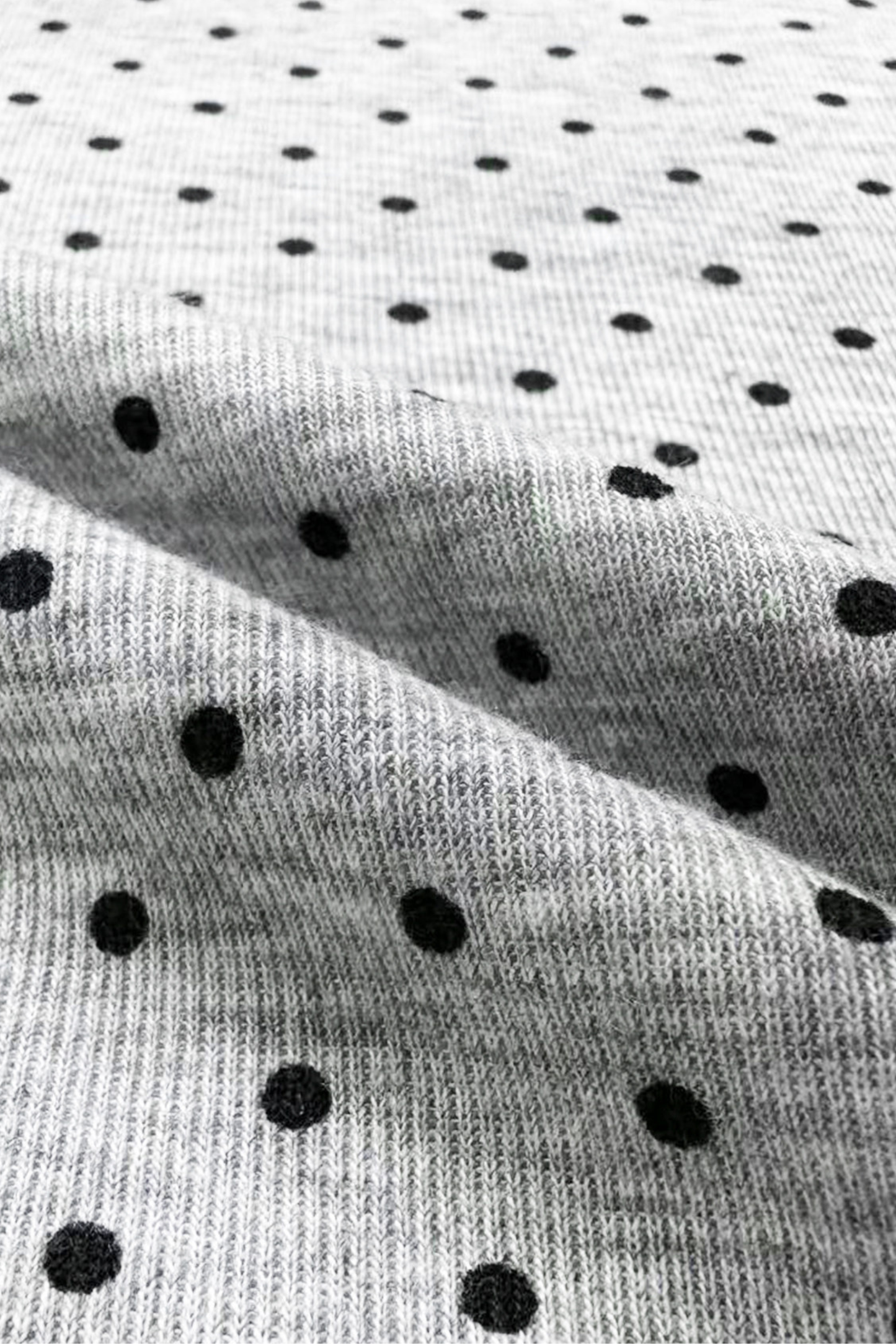 Polka Dot High Neck Top