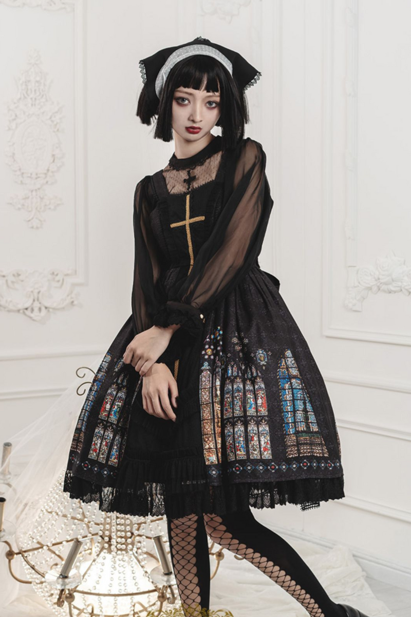 Window Retro Doll Lolita Dress