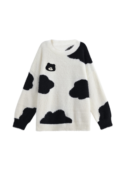 Monochrome Loose Knit Sweater