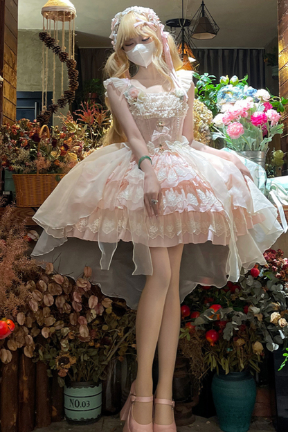 [pre-order] Ballet Style Lolita Jumper Skirt