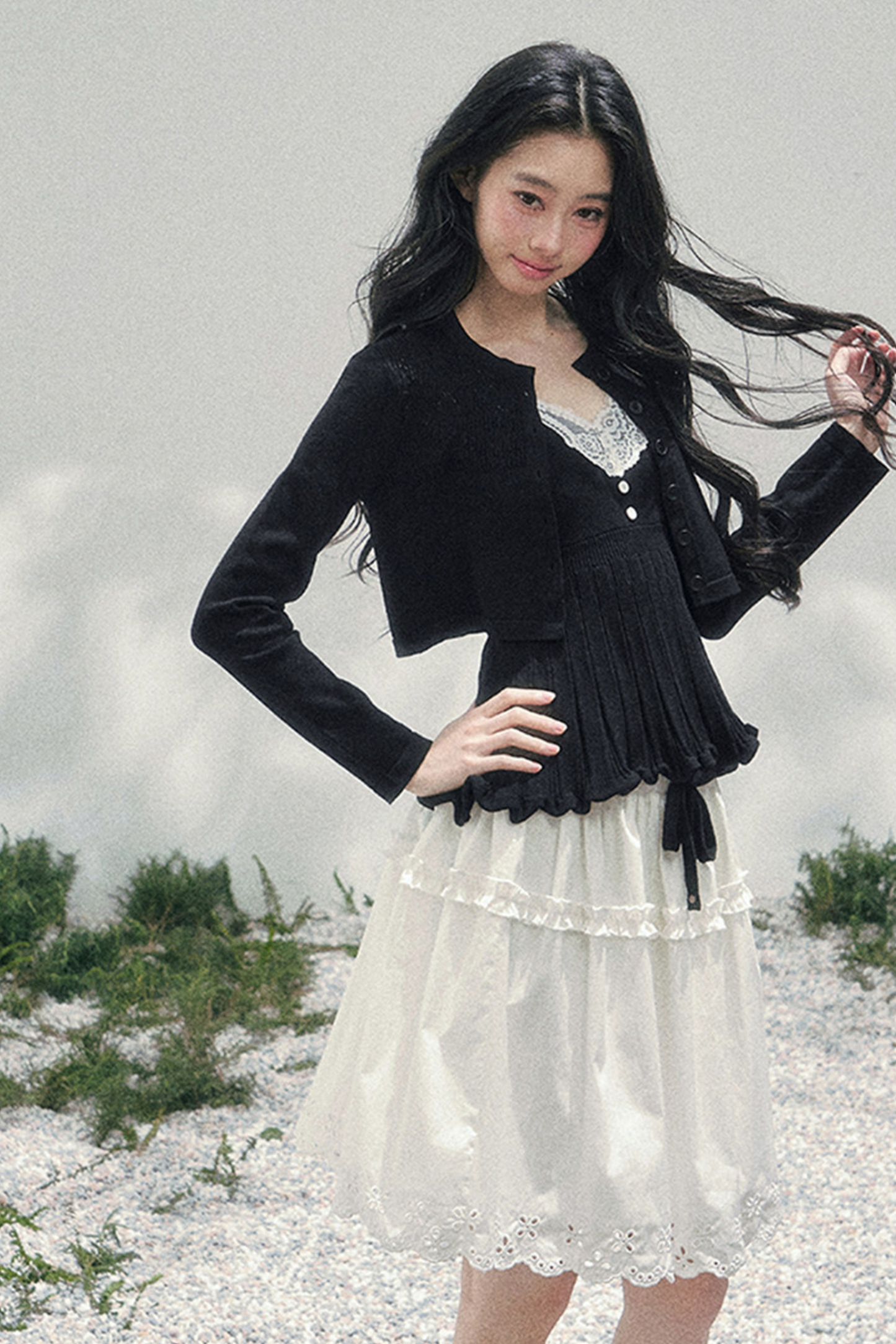 French Lace Jacket + Camisole