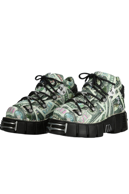 Y2k Subculture Platform American Comic Shoes