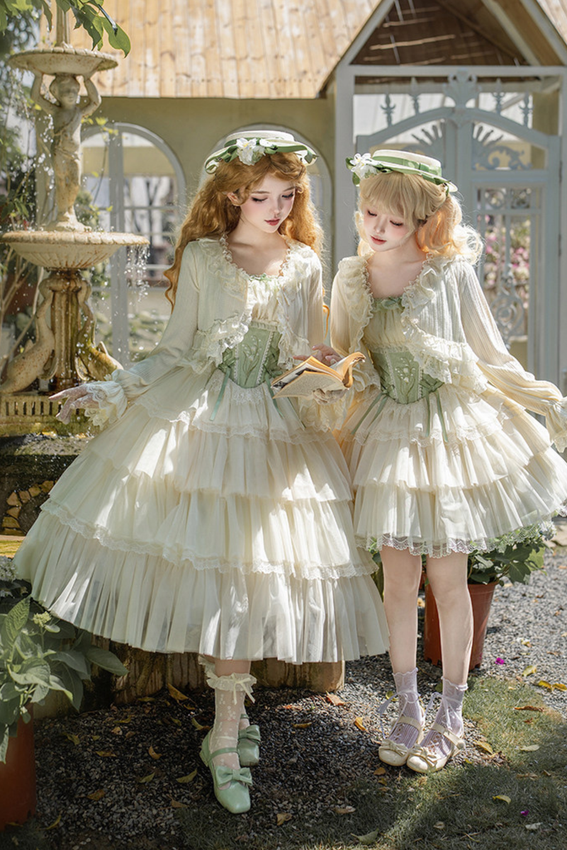 Flying Jupiter Lolita Jumper Skirt + Cardigan + Hat