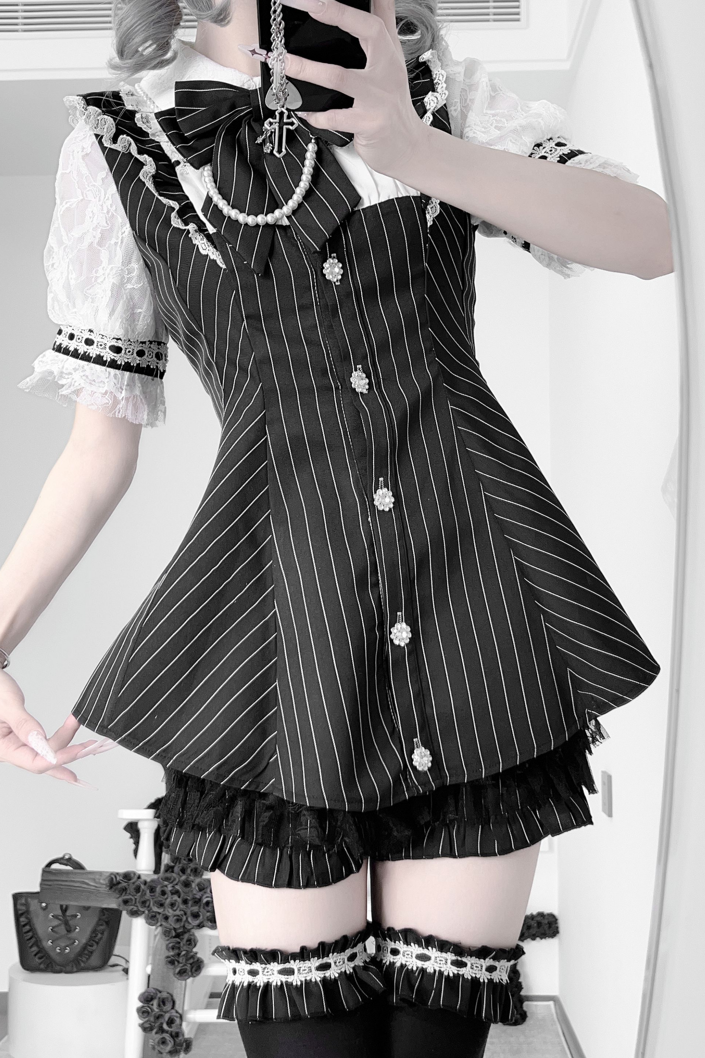 [pre-order] Jirai Striped Top + Pants
