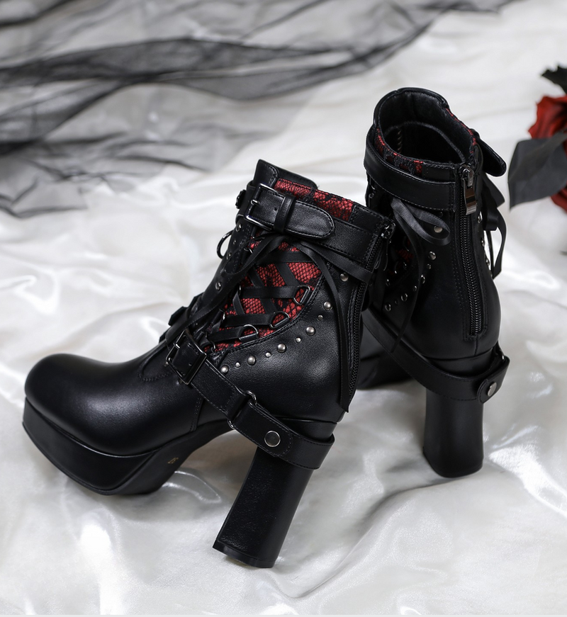 Lacybones Dark Gothic Punk Boots