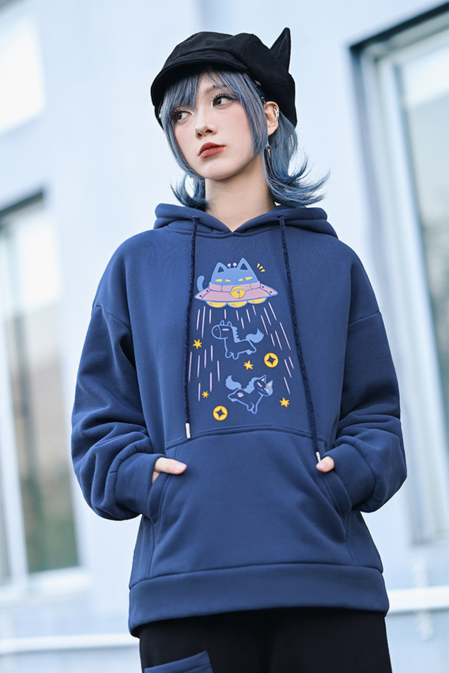 Retro Star Hoodie Sweatshirt