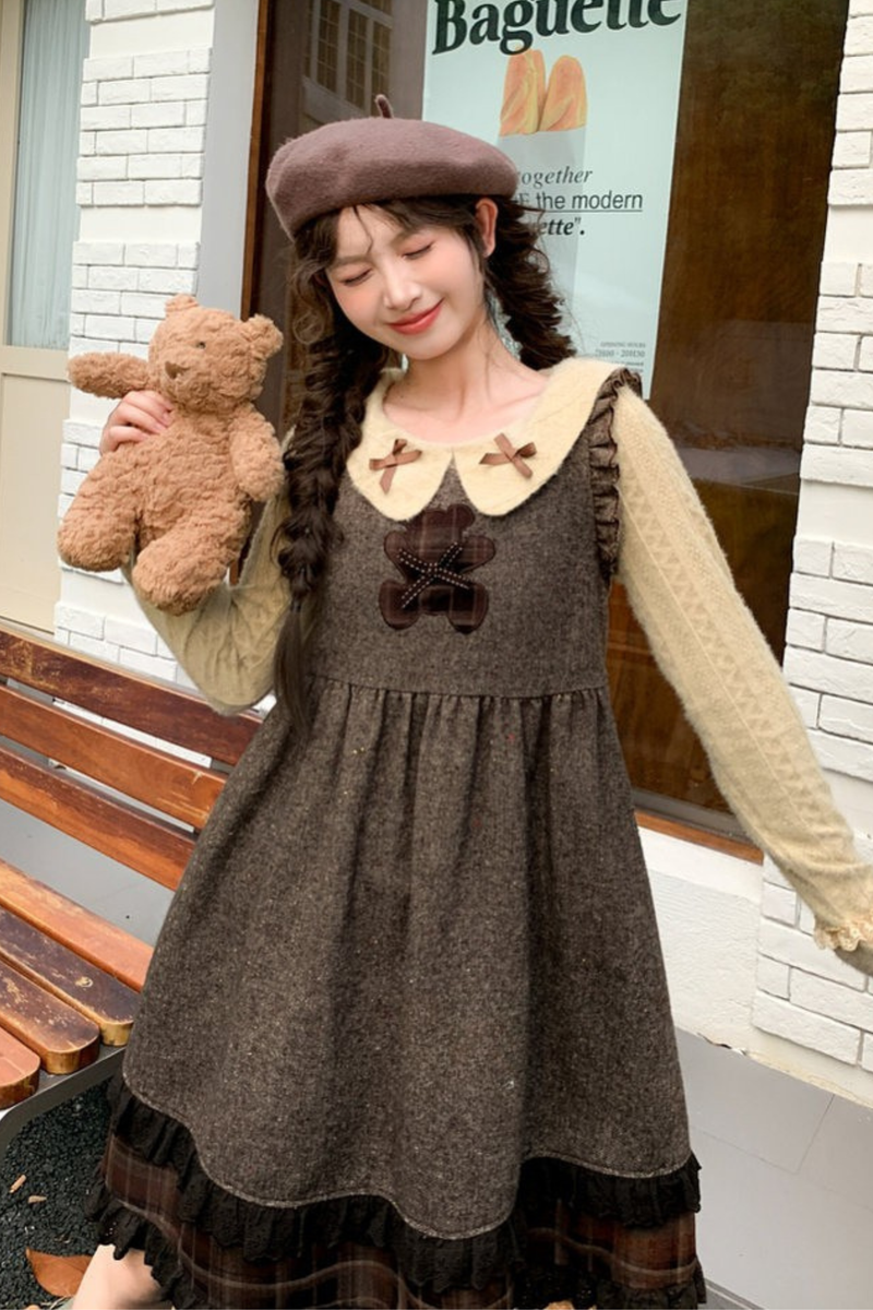 Retro Plaid Dress + Retro Doll Top