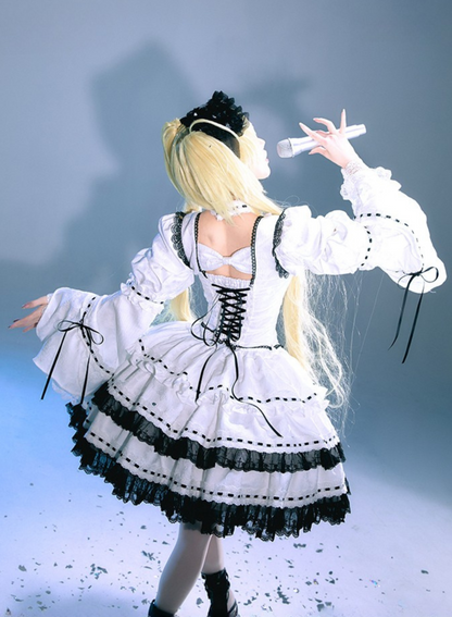 Gothic Witch Lolita Dress Set Full Set