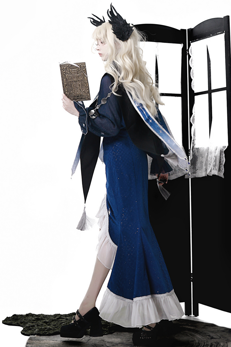 Court Style Dark New Chinese-style Mermaid Set