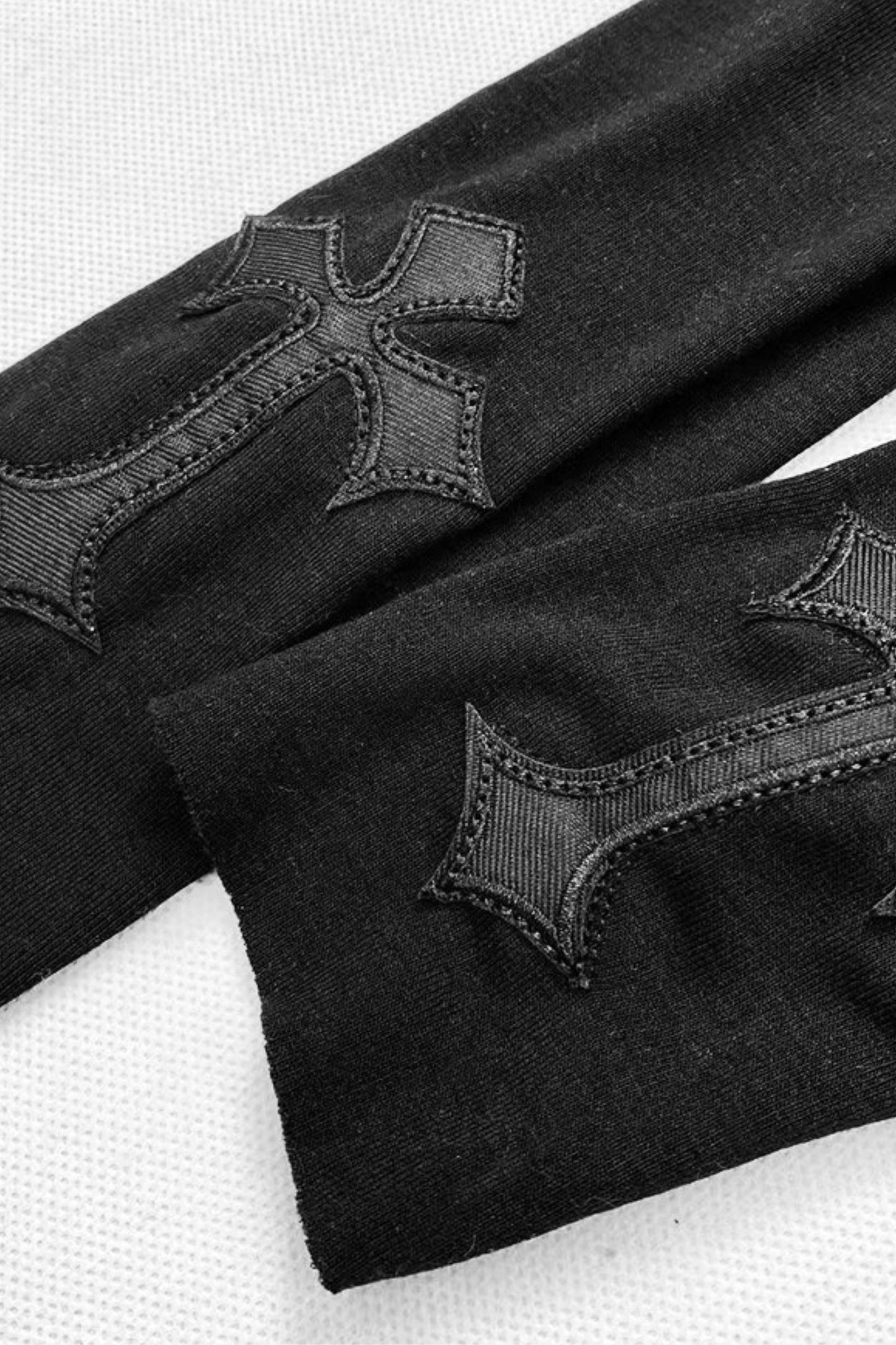 Gothic Cross High Neck Top