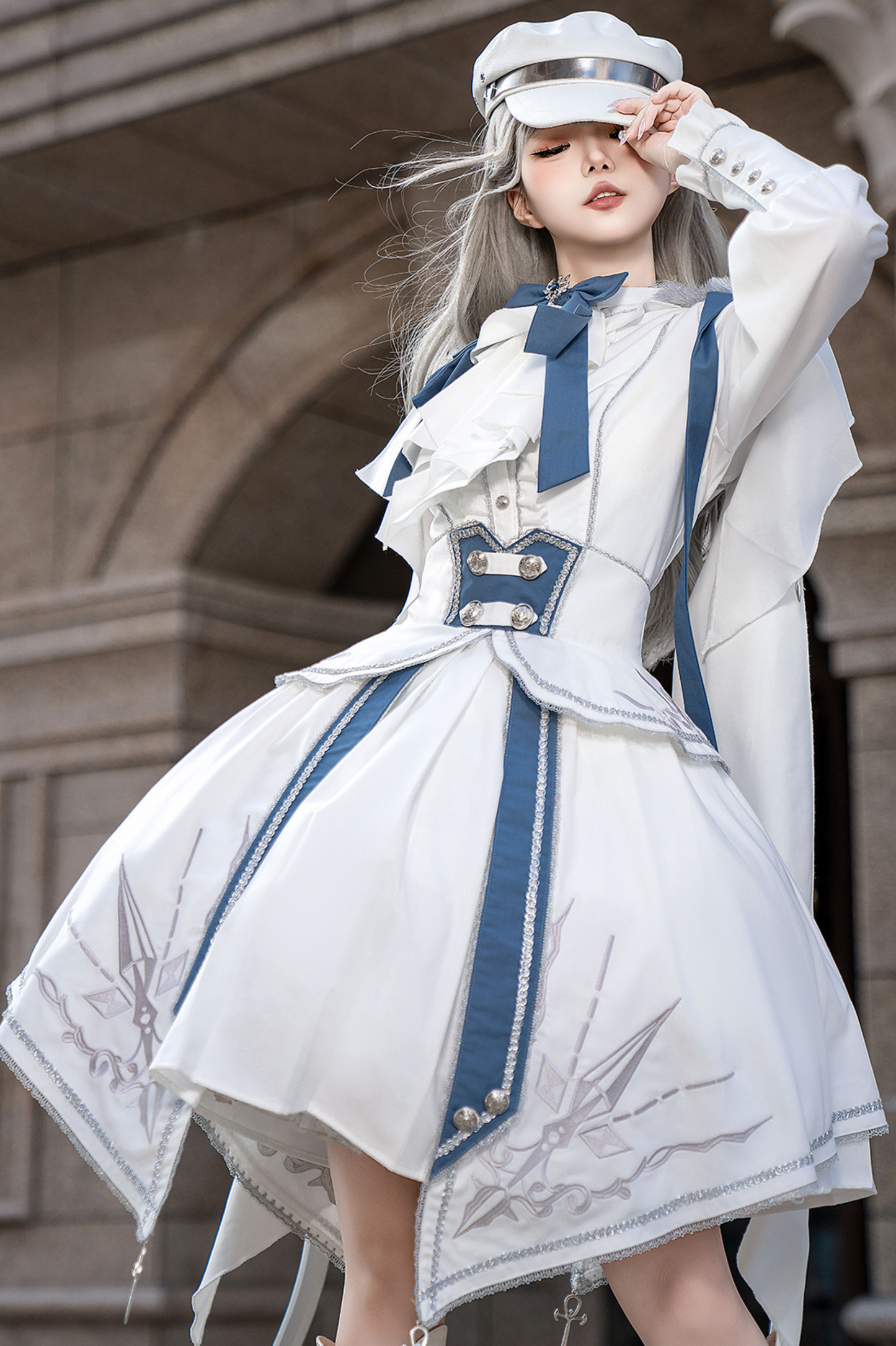 [pre-order] Star Night Style Shirt + Irregular Skirt