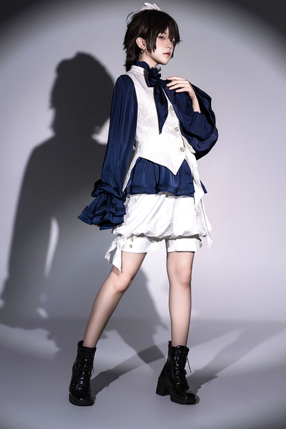 White Moonlight Gothic Crown Accessory