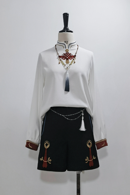 Treasure Chinese-style Element Hoodie Jacket Suit Set