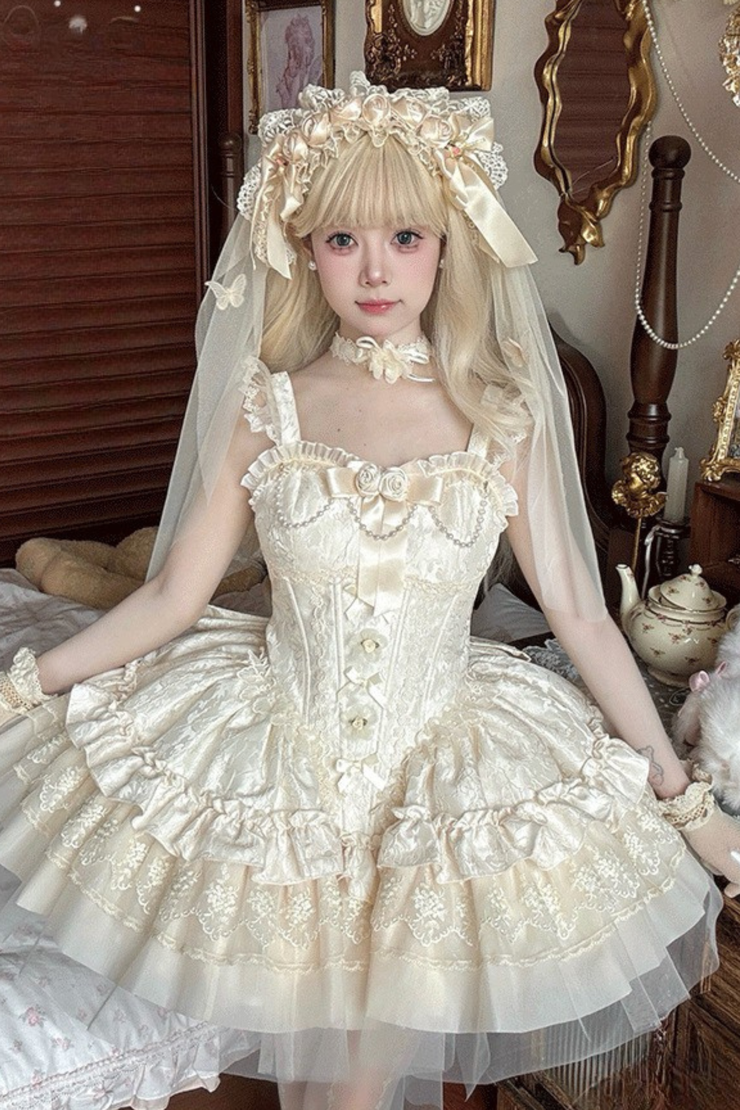 Dark Ballet Style Lolita Gothic Princess Dress