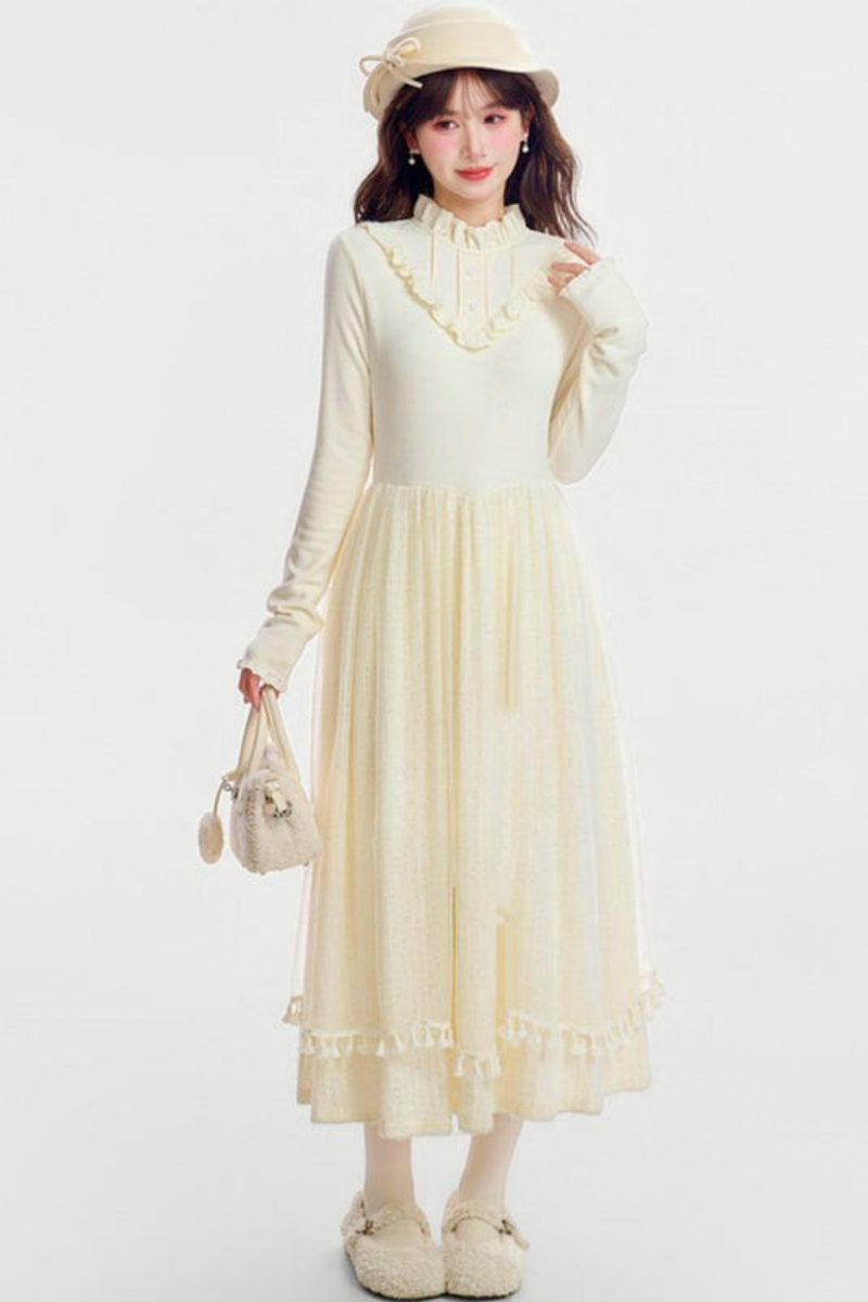 Mori Girl Winter Dress