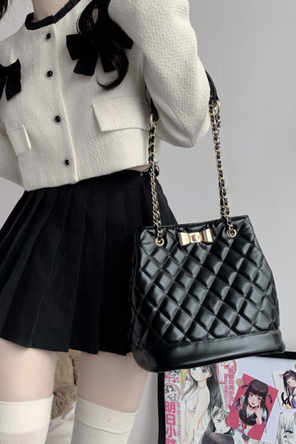Quilted Bucket Bag