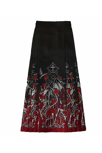 Gothic Gradient Gothic Skirt + Top + Cardigan + Shirt