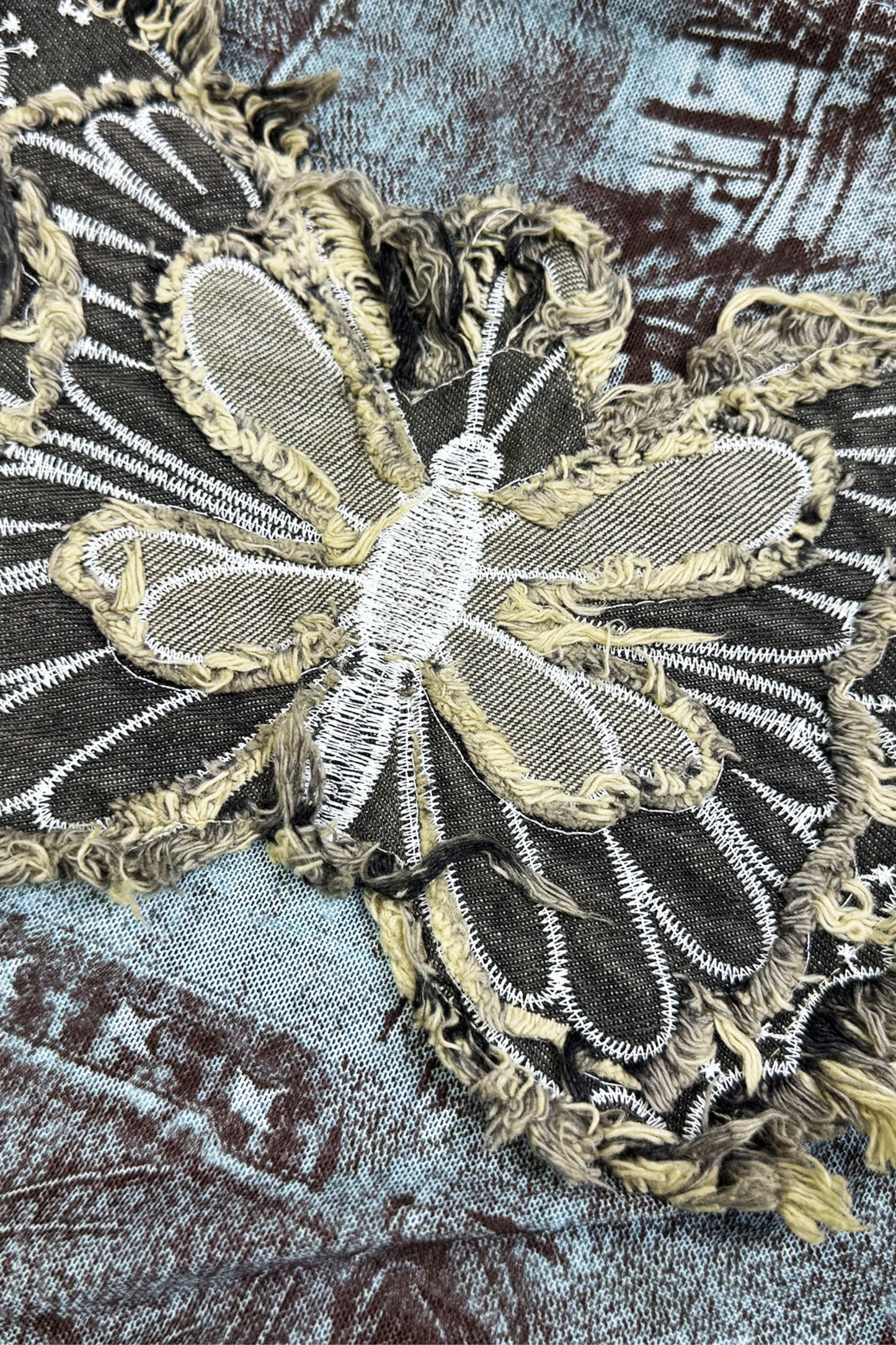 Maillard Butterfly Sheer Top
