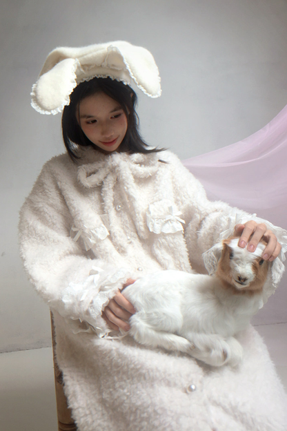 Lace Rabbit Ears Beret
