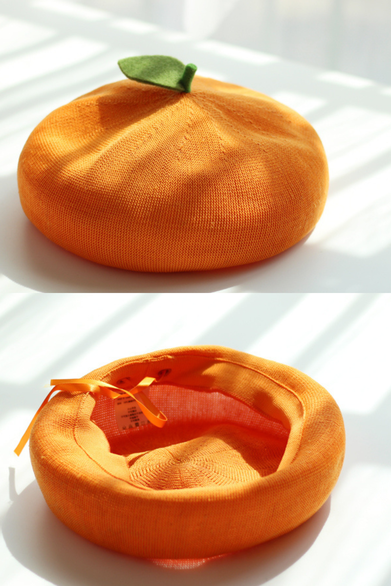 Apple-orange Beret