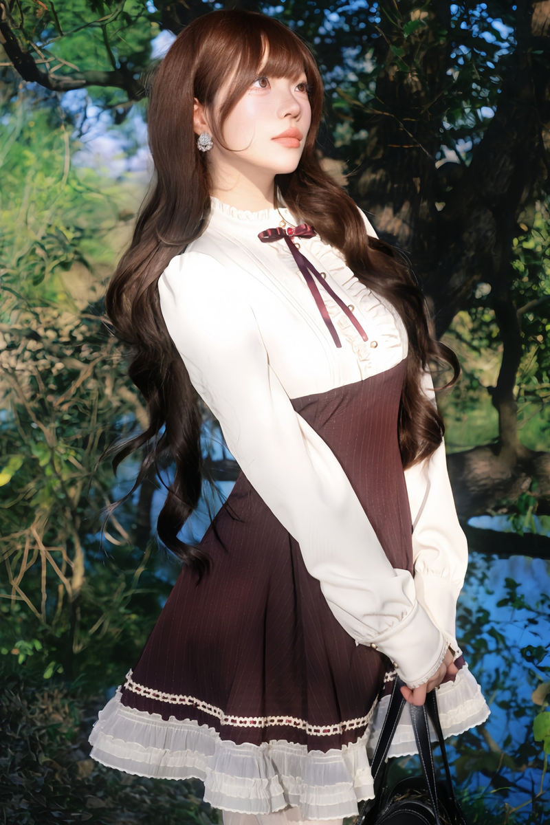 French Retro Girly Dress