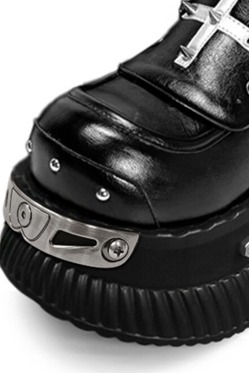 Metal Punk Y2k Platform Shoes