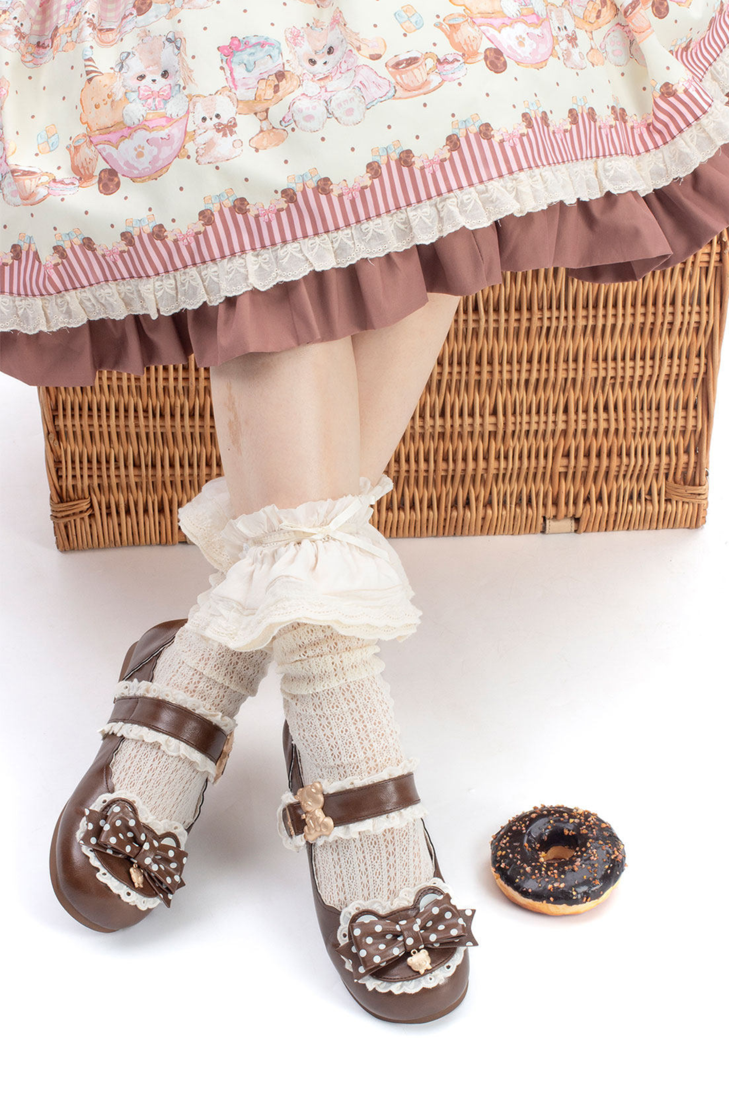 Retro Polka Dot Lolita Shoes