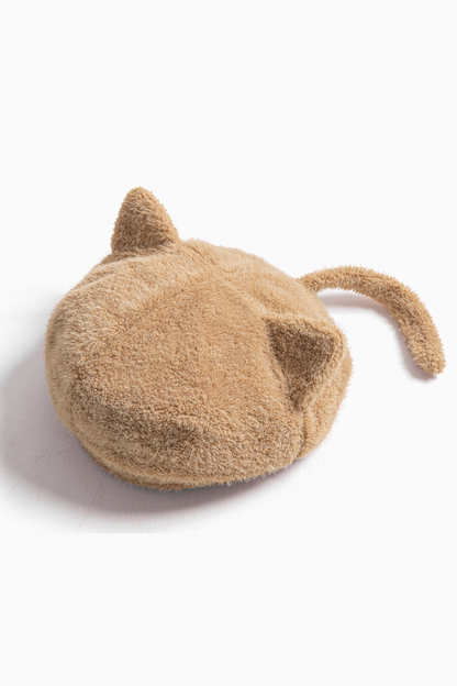 Faux Mink Fur Painter Beret