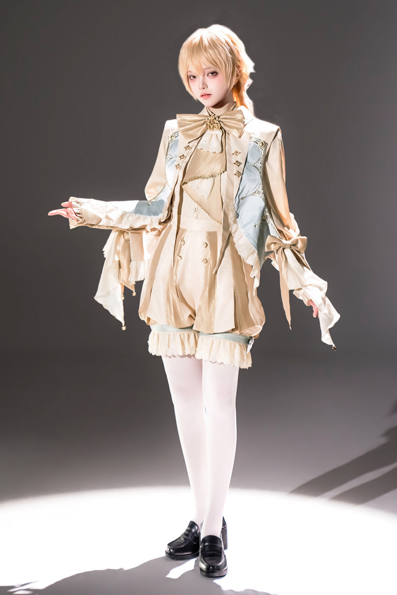 Fairy Tale Prince Lolita Top + Pants + Fake Collar