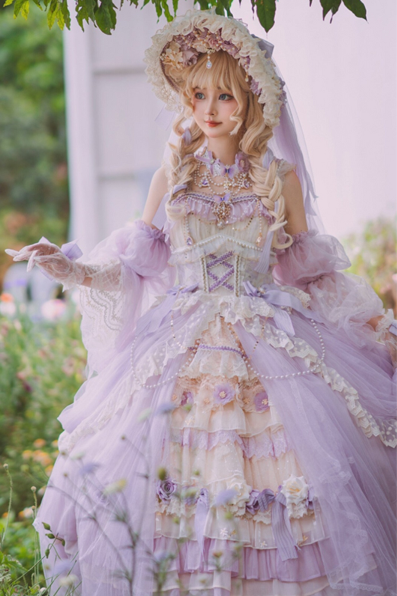 [pre-order] Wedding Tea Party Chiffon Dress