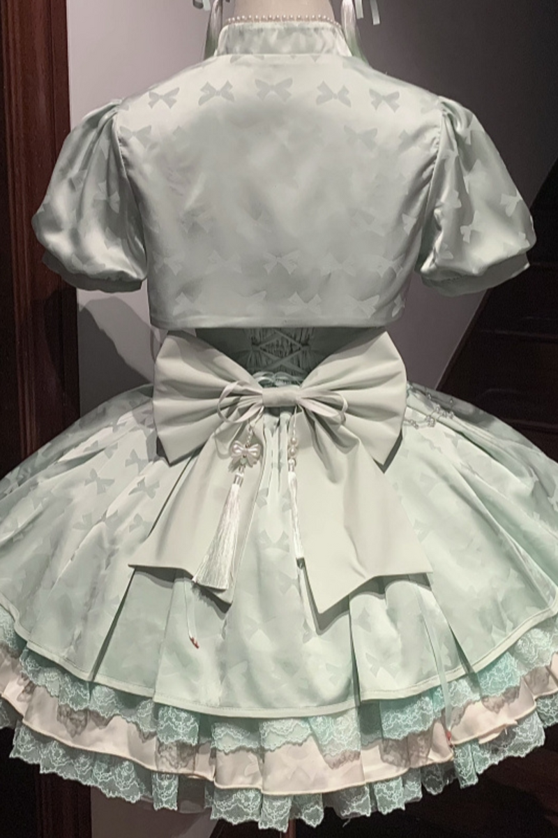 Chinese-style Smoky Lolita Dress