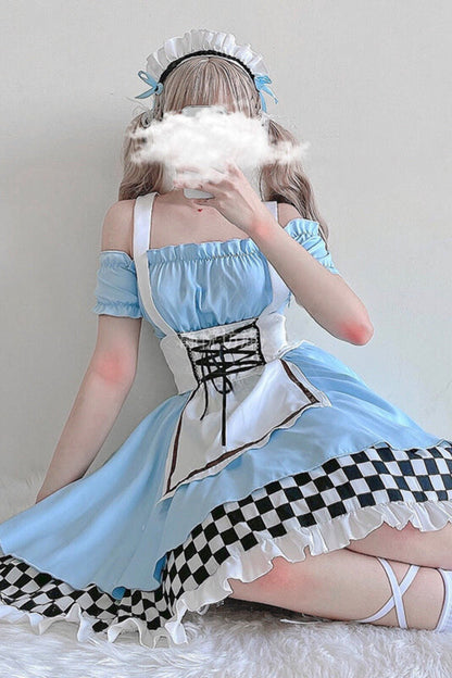 Ageless Plaid Lolita Dress