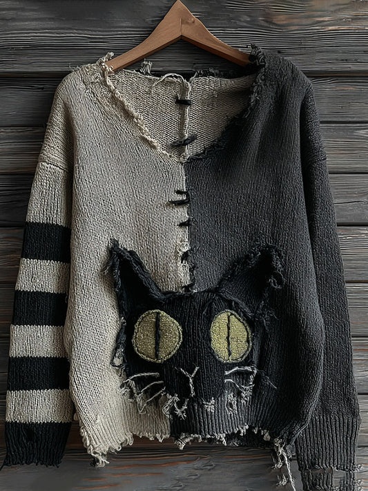 Casually Elegant Sweater with a Refined Edge