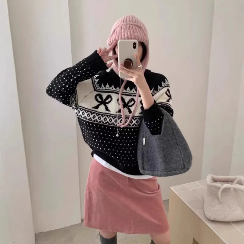 Fair Isle Crew Neck Sweater