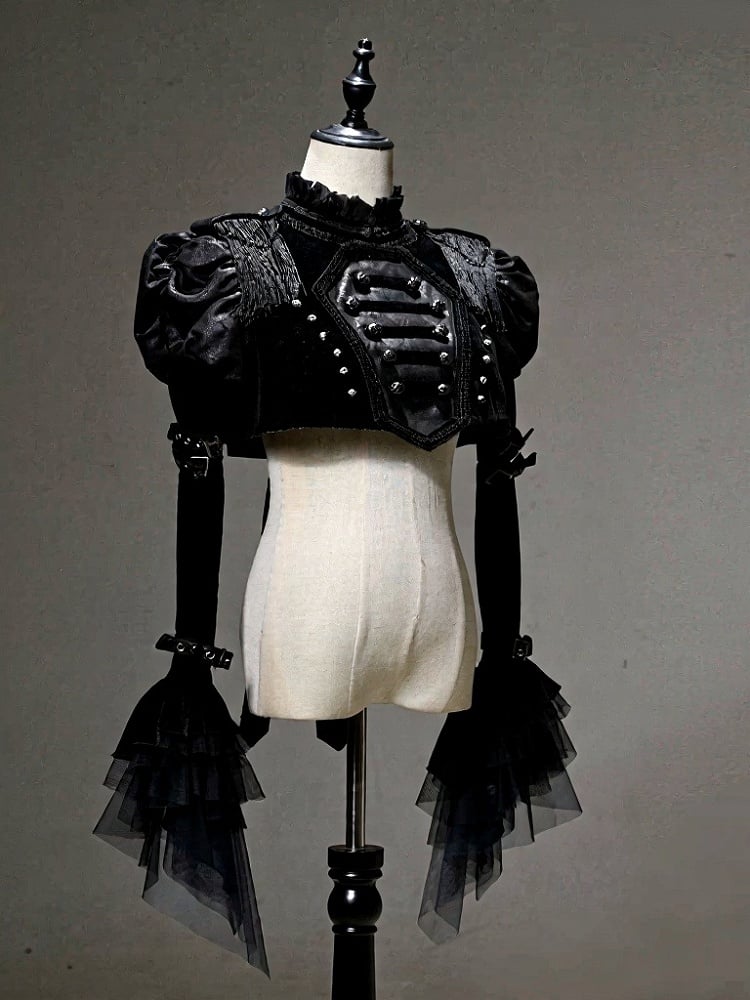 [pre-order Deadline: June 8] Phantom Knight Dark Gothic Military Dress Full Set (jacket + Bustier Top + Skirt)