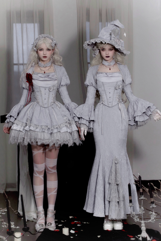 [pre-order] Silver Tone Witch Lolita Set + Silver Tone Y2k Set