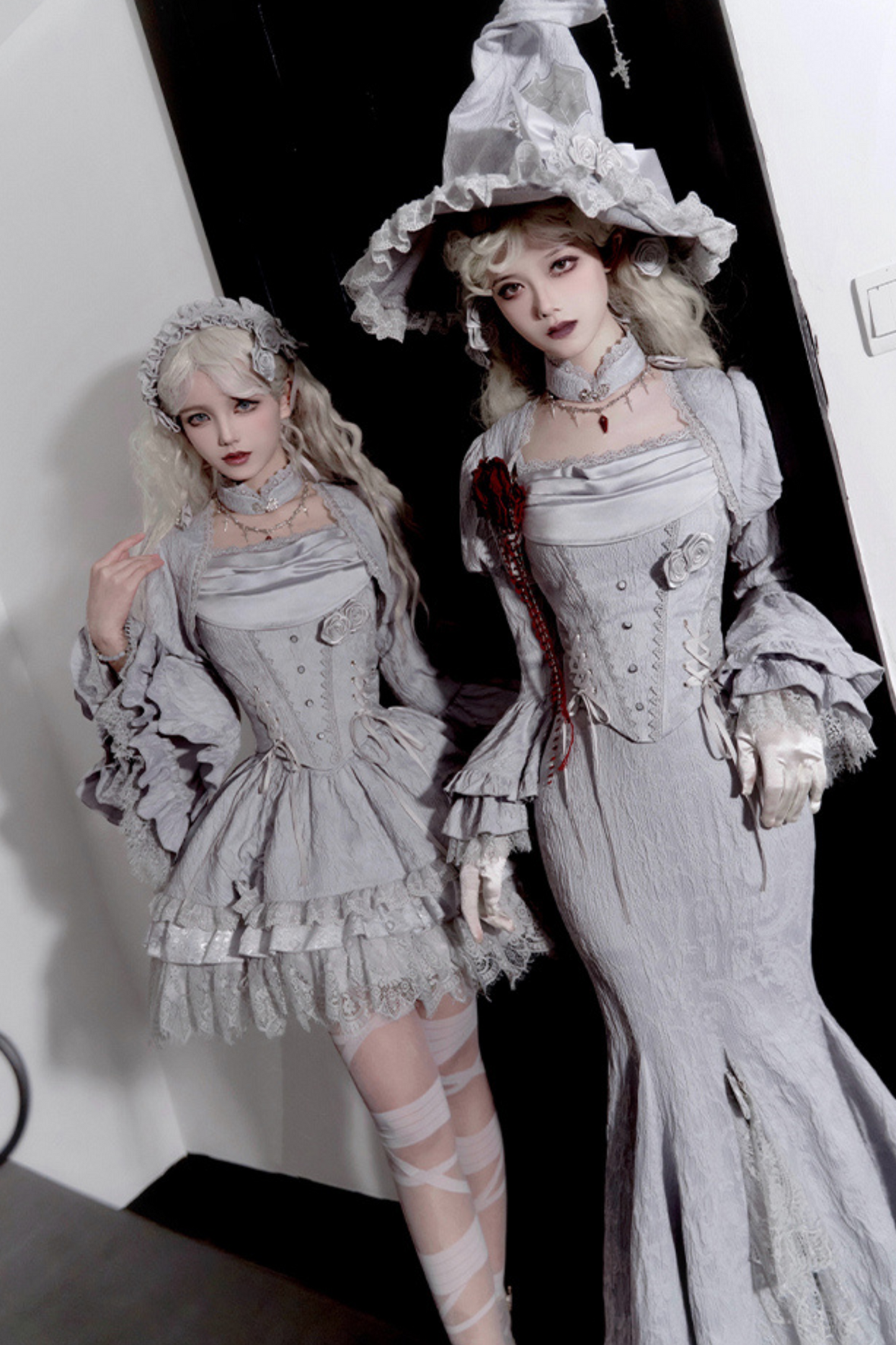 [pre-order] Silver Tone Witch Lolita Set + Silver Tone Y2k Set