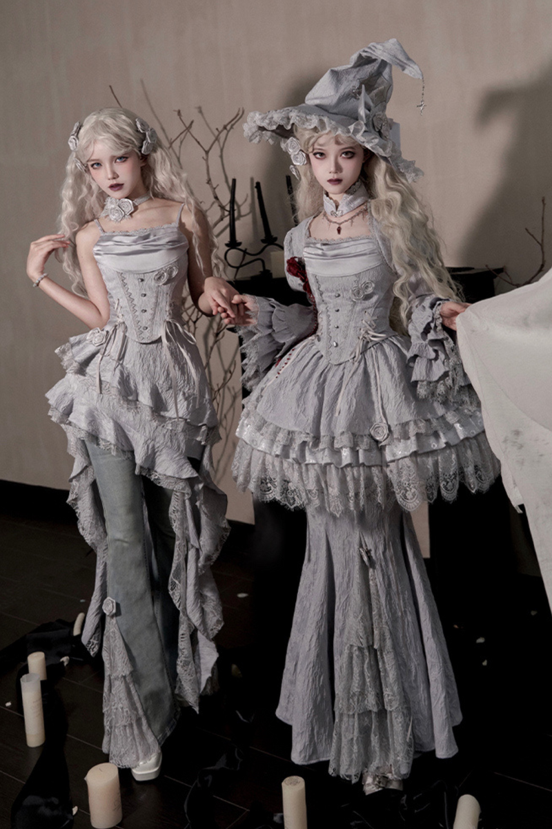 [pre-order] Silver Tone Witch Lolita Set + Silver Tone Y2k Set