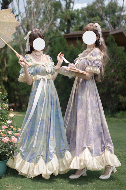 [order Deadline: December 30] Sun and Moon Poem Oil Paint Rose Dress Complete Set