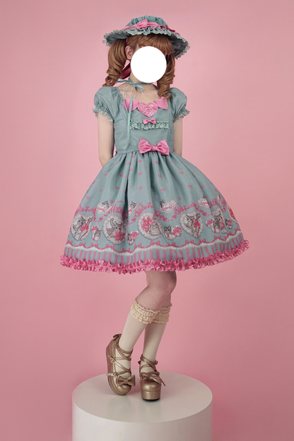 Sweet Girly Cat Jsk + Dress