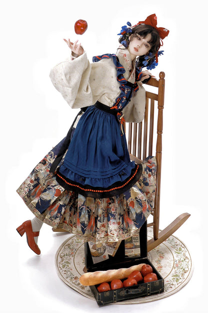 [pre-order] Sous Chan Louise Chinese-style Rabbit Fairy Tale Apron Dress Suit