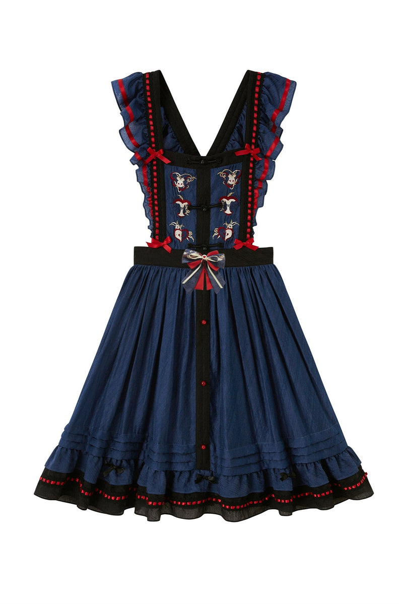 [pre-order] Sous Chan Louise Chinese-style Rabbit Fairy Tale Apron Dress Suit