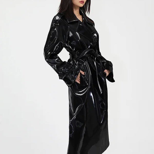 Leather Trench Coat