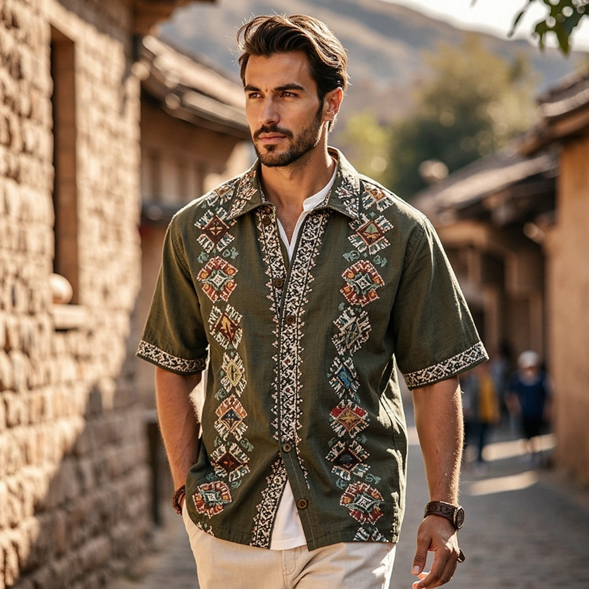 Finely Styled Shirt with a Classic Vintage Look