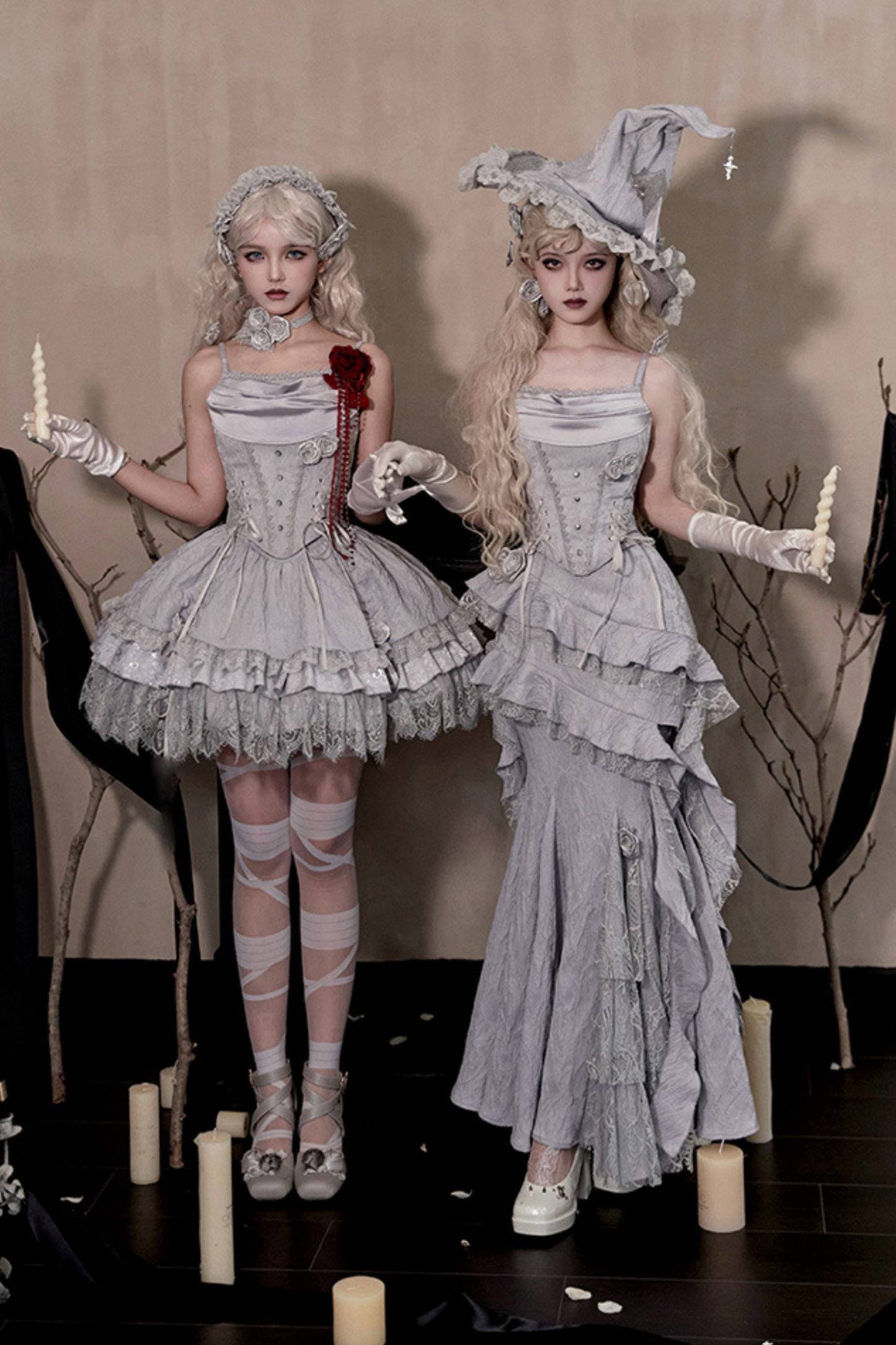 [pre-order] Silver Tone Witch Lolita Set + Silver Tone Y2k Set