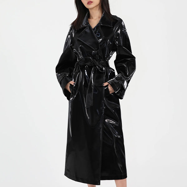 Leather Trench Coat