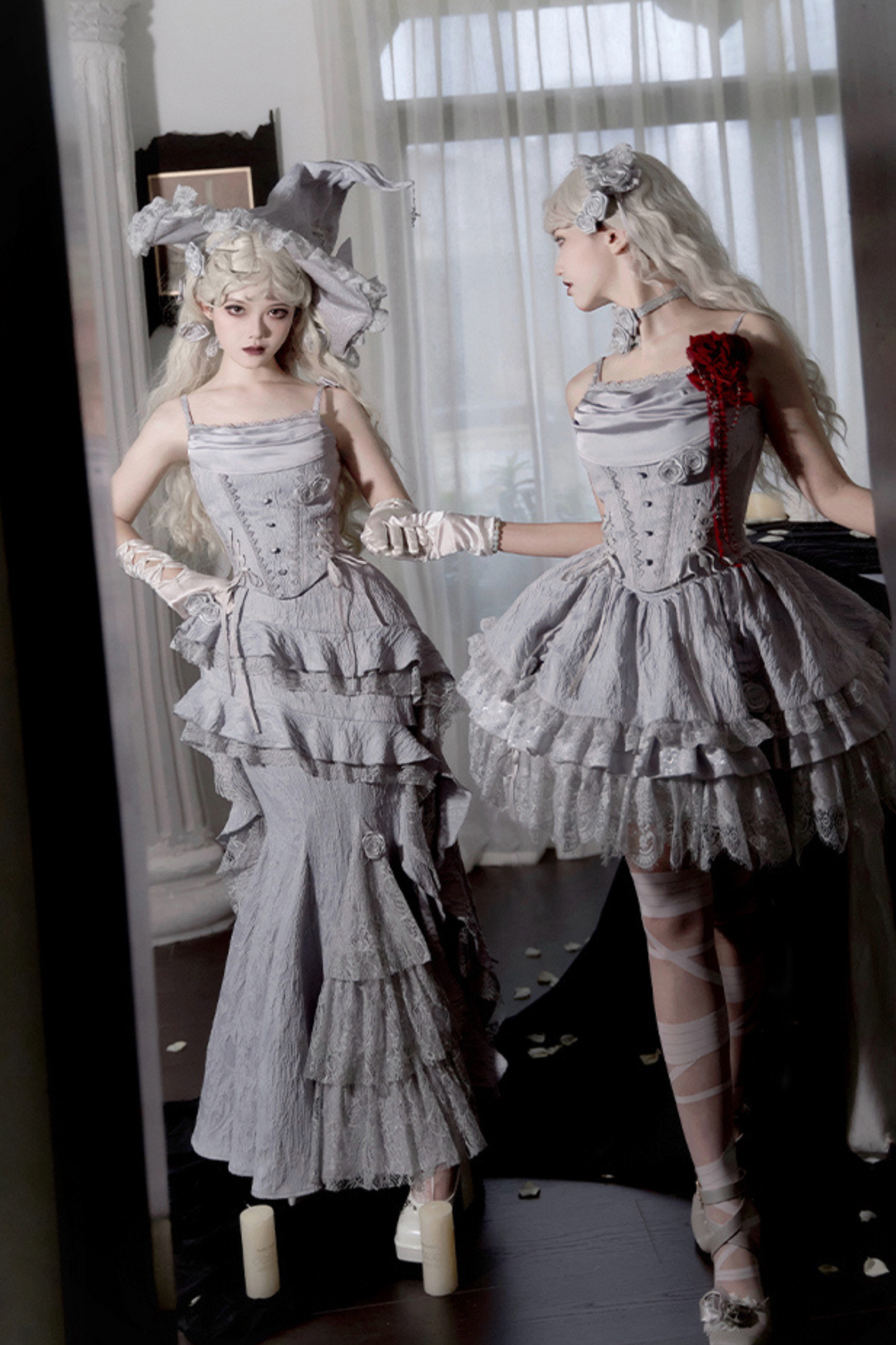 [pre-order] Silver Tone Witch Lolita Set + Silver Tone Y2k Set